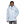 Person wearing a light blue Black Diamond insulated hooded jacket with a black beanie