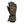 Olive green and black insulated winter glove with wrist strap and adjustable cuff