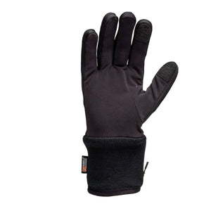 Mobile Warming black heated glove with ribbed cuff