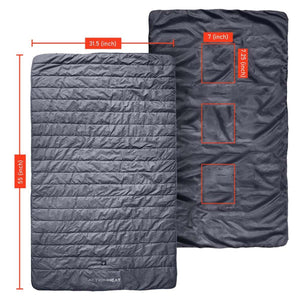 Open Box ActionHeat 7V Battery Heated Throw Blanket