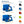 Diagram showing wide and extra wide stadium seat dimensions with five available color options