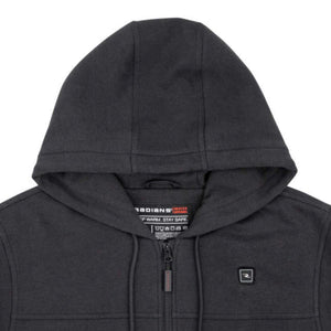 Radians black zip up hoodie with hood and internal branding