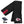 ActionHeat Kansas City Chiefs black fleece heated scarf with battery pack and charging cable