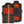 Mobile Warming fleece vest showing front and back heating elements