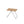 Snow Peak bamboo folding camping table with silver metal legs