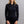 Merino Skins black long sleeve quarter zip thermal top
