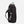 Black handheld water bottle with adjustable strap and pull top cap