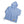 Light blue textured pullover hoodie with Aagz branding on hood and hem