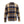 Long sleeve button down flannel shirt in blue grey and yellow plaid pattern