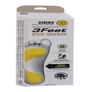 Sidas 3Feet Eco Warm high arch insole retail box