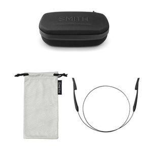 Smith Optics protective case microfiber pouch and eyewear retainer cord