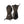 Hestra brown and black insulated gauntlet gloves with adjustable wrist straps