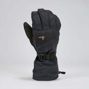 Kombi black insulated winter glove with adjustable wrist strap