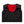 Glovii black sleeveless vest with red interior lining