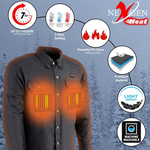 NexGen Heat Men's 'Scorcher' Classic Denim Heated Jacket