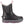 Kodiak black waterproof ankle boot with grey midsole and pink accents