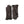 Pair of brown Hestra leather gloves with decorative stitching