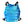 AlphaCool blue gel cooling vest with black adjustable straps