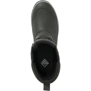 Top view of a black Muck Boot Company ankle boot
