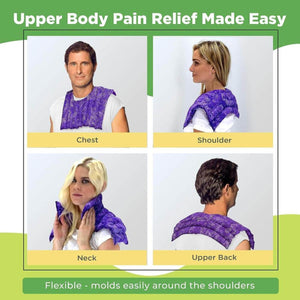 Nature Creation Microwavable Herbal Heating Pad for Upper Body