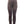Brown thermal base layer leggings with elastic waistband
