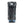 Rear view of black Baffin Ice Monster winter boot with blue heel detail