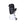 Kombi white and black leather ski mitten with Gore-Tex branding