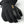 Black Hestra ski glove with leather palm and gold logo