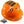 Kool Breeze orange hard hat with integrated solar panels and cooling fan