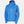 Helly Hansen blue hooded waterproof jacket with front zipper and HH logo