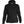 Fjallraven black hooded outdoor jacket with front zipper and side pockets
