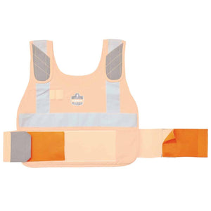 Chill-Its cooling vest with reflective strips and adjustable side straps