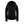 Black softshell heated jacket with hood and front zipper closure