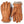 Hestra tan leather gloves with ribbed knit cuffs