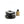 Snow Peak camping stove with a black cooking pot and glass lid attached to a fuel canister