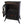 Black electric stove heater with open door and control panel