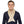 Man wearing a beige Polar Products cooling neck wrap over a navy plaid shirt