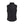 Back view of a black Radians quilted vest with a high collar