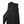 Close up of black tactical glove showing reinforced palm padding and elastic wrist cuff