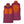 Venture Heat purple quilted heated vest showing front and back heating element zones