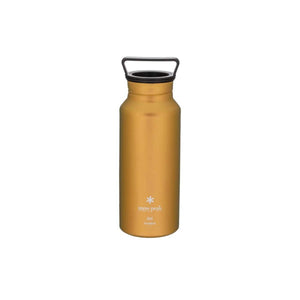 Snow Peak 800 titanium water bottle in gold
