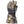 Camo print heated glove with black zipper pocket and adjustable wrist strap