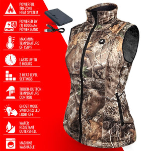 ActionHeat 5V Women's Battery Heated Hunting Vest
