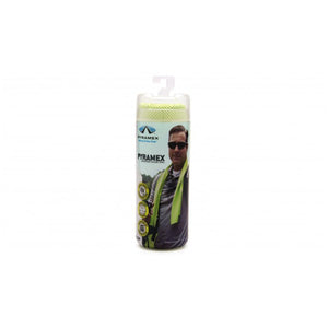 Pyramex moisture cooling towel in clear plastic storage tube
