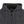 Close up of charcoal grey Radians heated hoodie with size small label and zipper pull