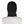 Back view of a black balaclava worn over a white shirt