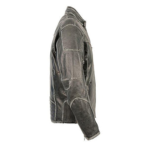 Milwaukee Leather Men's Vintage Distressed Triple Vented Jacket