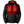 San Francisco 49ers heated puffer jacket with red glowing heating elements on chest and hood