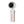White handheld portable fan with digital display and Broncos logo