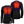 Aheata long sleeve black base layer with visible orange heating elements on chest and back